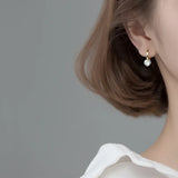 Small Hoop Earrings for Women 925 Sterling Silver Ear Diamond Ear Ring