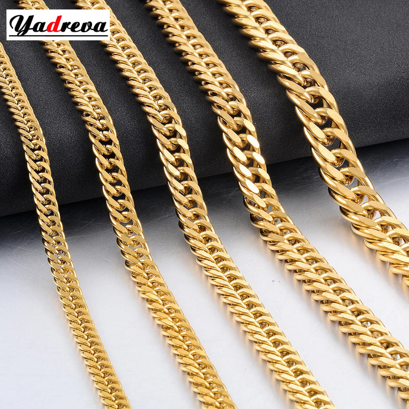 Hot Stainless Steel Cuban Chain Men And Women Classic Style