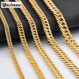 Hot Stainless Steel Cuban Chain Men And Women Classic Style