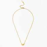 Stainless Steel Handcuff Pendant Necklace Short Chain Lover Gift