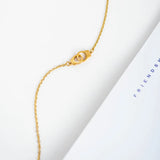 Stainless Steel Handcuff Pendant Necklace Short Chain Lover Gift