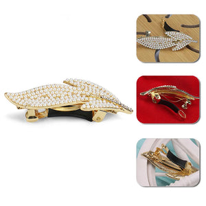 Hot Pearl Hair Clip Star Shaped Rhinestone Barrette for Girls