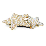 Hot Pearl Hair Clip Star Shaped Rhinestone Barrette for Girls