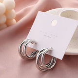 Vintage Clip-On Earrings, Elegant Party Jewelry for Women