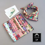 Hot Top Lady Rayon Twill Scarf Printed Square Scarves Women Silk Small Scarf