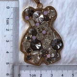 Oso Necklace/Korea Austria Crystal Animal Bear Jewelry Women Accessories