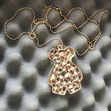 Oso Necklace/Korea Austria Crystal Animal Bear Jewelry Women Accessories