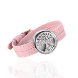 Tree Of Life Essential Oil Diffuser Locket Bracelet Aromatherapy Gift