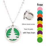 Family Tree of Life Stainless Steel Diffuser Locket 30MM