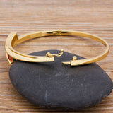 Rainbow Crystal Cuff Bangle Bracelet Wedding Jewelry