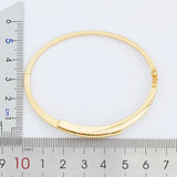 Rainbow Crystal Cuff Bangle Bracelet Wedding Jewelry