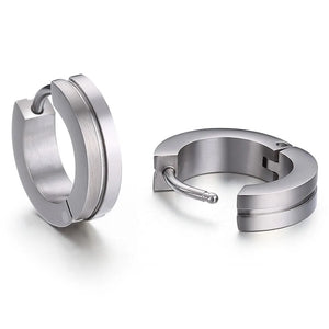 Spain Anti Allergy Titanium Hoop Earrings Men Women Gift