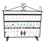 Vintage Metal Earring Necklace Display Holder Jewelry Stand Rack