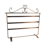 Vintage Metal Earring Necklace Display Holder Jewelry Stand Rack