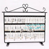Vintage Metal Earring Necklace Display Holder Jewelry Stand Rack