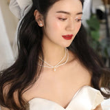 Bohemian Multilayer Pearl Necklaces