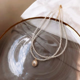 Bohemian Multilayer Pearl Necklaces