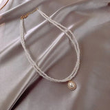 Bohemian Multilayer Pearl Necklaces