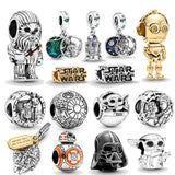 Robot Series Charms Bead for 925 Silver Bracelet
