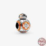 Robot Series Charms Bead for 925 Silver Bracelet