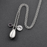 Stainless Steel Memorial Ash Keepsake Necklace