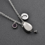 Stainless Steel Memorial Ash Keepsake Necklace
