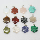 12pcs Natural Stone Charms Finding Pendants Mix Style (w02538) Aa