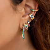 Ear Cuffs Clip Earrings Women No Piercing Pearl Crystal Wedding Jewelry