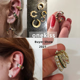 Pearl Crystal Ear Cuffs Clip Earrings for Women, No Piercing