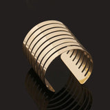 Wide Open Cuff Bracelet Alloy Bangle Jewelry