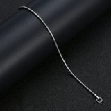 2MM Titanium Steel Snake Chain Bracelet Jewelry For Men Women