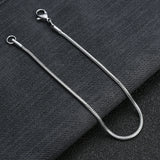 2MM Titanium Steel Snake Chain Bracelet Jewelry For Men Women
