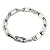 Hot Women Men Gold Silver Bracelet Chain Bangle Geometric Style Jewelry