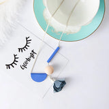 Hot Wooden Ball Pendant Necklace Sweater Chain Cloth Flower Necklace