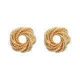 Vintage Metal Maxi Clip-On Earrings for Women Party Gift