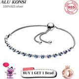 Original Sterling Silver Snake Chain Bracelet for Women