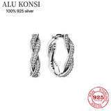 925 Sterling Silver Pan Earrings for Women DIY Jewelry