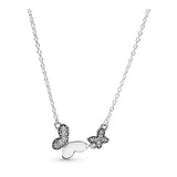 100% 925 Sterling Silver Fit pan necklace For Women DIY Jewelry