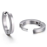 Spain Titanium Hoop Earrings for Sensitive Men Women