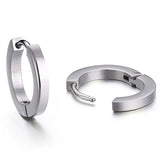 Spain Titanium Hoop Earrings for Sensitive Men Women