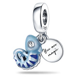 Silver Family House Camera Coffee Cup Shoes Charm for Bracelet DIY