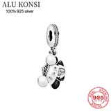925 Sterling Silver Pando Beads for Charm Bracelet DIY
