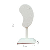Earring Display Stand Ear-shaped Flannel Earring Holder Organizer