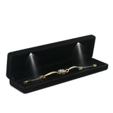 LED Light Jewelry Storage Box Necklace Organizer