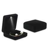 LED Light Jewelry Storage Box Necklace Organizer