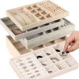 Velvet Jewelry Ring Display Box