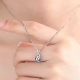 S925 Sterling Silver X-Shaped Zircon Choker CZ Necklaces