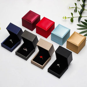 Hot Sales Wedding Jewelry Storage Case Gift Necklace Ear Stud Ring Box Bracelet