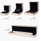 Hot Sales Wedding Jewelry Storage Case Gift Necklace Ear Stud Ring Box Bracelet