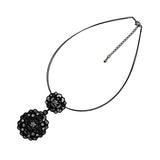 Hot Salt Necklace Electrophoresis Zinc Alloy Hollow Out Rope Chain Pendant